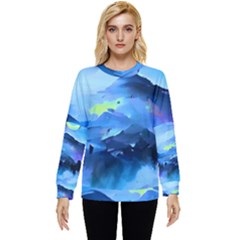 Moon Mountains Hidden Pocket Sweatshirt