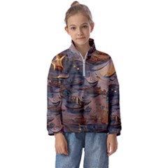 Sky Ship Kids  Half Zip Hoodie