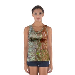 Colorful Abstract Texture Sport Tank Top  by dflcprintsclothing