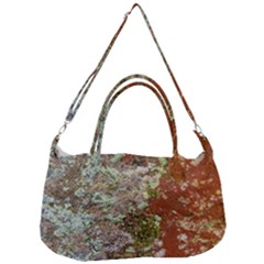 Colorful Abstract Texture Removal Strap Handbag