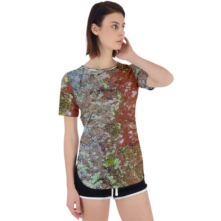 Colorful Abstract Texture Perpetual Short Sleeve T-Shirt