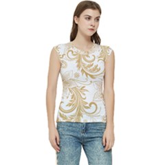 Flowers Shading Pattern Women s Raglan Cap Sleeve Tee by fashionpod