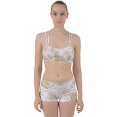 Flowers Shading Pattern Perfect Fit Gym Set by fashionpod