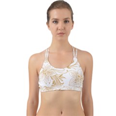 Flowers Shading Pattern Back Web Sports Bra by fashionpod