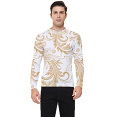 Flowers Shading Pattern Men s Long Sleeve Rash Guard by fashionpod