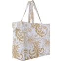 Flowers Shading Pattern Canvas Travel Bag View3