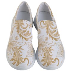 Flowers Shading Pattern Women s Lightweight Slip Ons by fashionpod