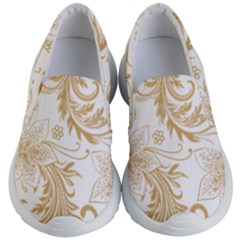 Flowers Shading Pattern Kids Lightweight Slip Ons by fashionpod