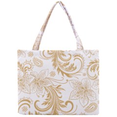 Flowers Shading Pattern Mini Tote Bag by fashionpod