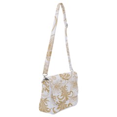 Flowers Shading Pattern Shoulder Bag With Back Zipper by fashionpod