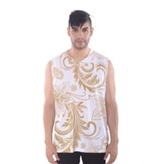 Flowers Shading Pattern Men s Basketball Tank Top by fashionpod