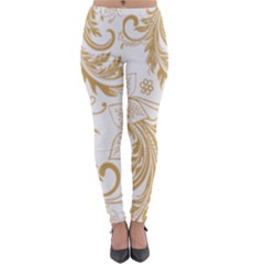 Flowers Shading Pattern Lightweight Velour Leggings by fashionpod