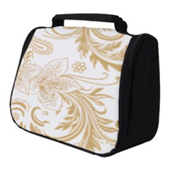 Flowers Shading Pattern Full Print Travel Pouch (small)