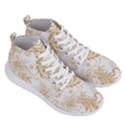 Flowers Shading Pattern Men s Lightweight High Top Sneakers View3