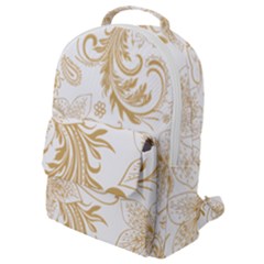 Flowers Shading Pattern Flap Pocket Backpack (small) by fashionpod