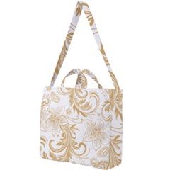 Flowers Shading Pattern Square Shoulder Tote Bag by fashionpod