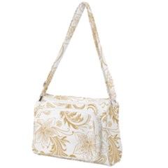 Flowers Shading Pattern Front Pocket Crossbody Bag by fashionpod