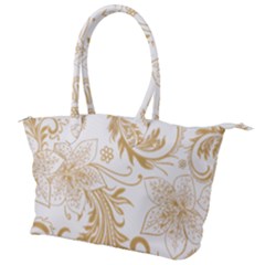 Flowers Shading Pattern Canvas Shoulder Bag by fashionpod