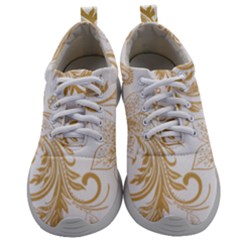 Flowers Shading Pattern Mens Athletic Shoes by fashionpod