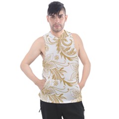 Flowers Shading Pattern Men s Sleeveless Hoodie by fashionpod