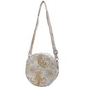 Flowers Shading Pattern Crossbody Circle Bag View1