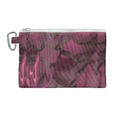 Peonies In Red Canvas Cosmetic Bag (large) by LavishWithLove