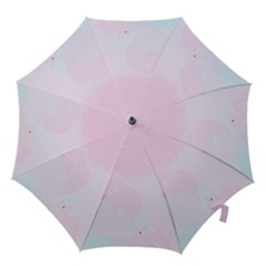 Watercolor Clouds Hook Handle Umbrellas (large) by Littlebird