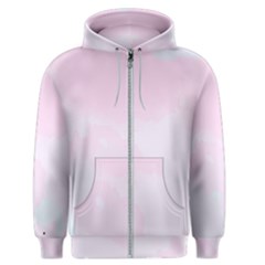 Watercolor Clouds Men s Zipper Hoodie