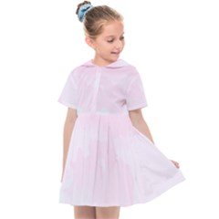 Watercolor Clouds Kids  Sailor Dress by Littlebird