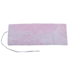 Watercolor Clouds Roll Up Canvas Pencil Holder (s)