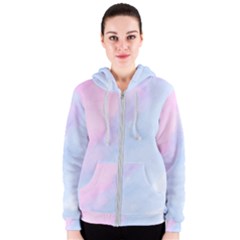 Watercolor Clouds2 Women s Zipper Hoodie