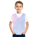 watercolor clouds2 Kids  Basketball Tank Top View1