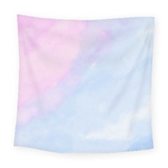 Watercolor Clouds2 Square Tapestry (large) by Littlebird