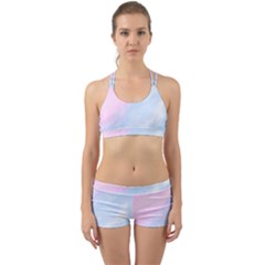 Watercolor Clouds2 Back Web Gym Set by Littlebird