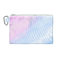 Watercolor Clouds2 Canvas Cosmetic Bag (large) by Littlebird