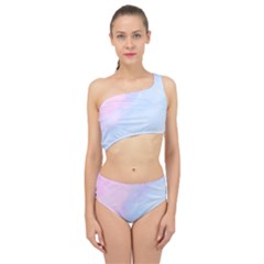 Watercolor Clouds2 Spliced Up Two Piece Swimsuit by Littlebird