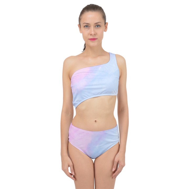 watercolor clouds2 Spliced Up Two Piece Swimsuit