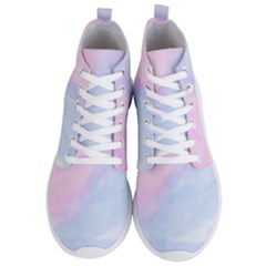 Watercolor Clouds2 Men s Lightweight High Top Sneakers by Littlebird