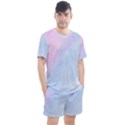 watercolor clouds2 Men s Mesh Tee and Shorts Set View1