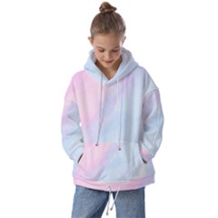 Watercolor Clouds2 Kids  Oversized Hoodie by Littlebird