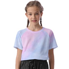 Watercolor Clouds2 Kids  Basic Tee by Littlebird