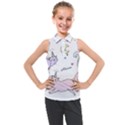  Cute unicorn cats Kids  Sleeveless Polo Tee View1