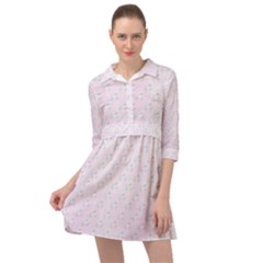 Unicorns Pattern Mini Skater Shirt Dress