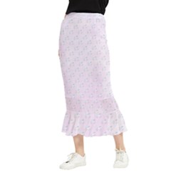 Unicorns Pattern Maxi Fishtail Chiffon Skirt by Littlebird