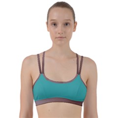 Thehand2 Goeswithyellow Line Them Up Sports Bra by garbd