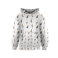 Cute Rabbit Kids  Pullover Hoodie by SychEva