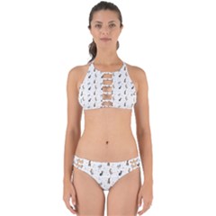 Cute Rabbit Perfectly Cut Out Bikini Set by SychEva