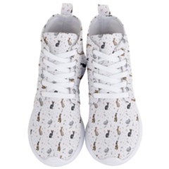 Cute Rabbit Women s Lightweight High Top Sneakers by SychEva