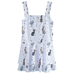 Cute Rabbit Kids  Layered Skirt Swimsuit by SychEva