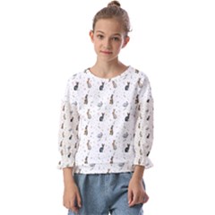 Cute Rabbit Kids  Cuff Sleeve Top